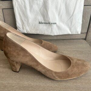 LK Bennett Suede Block Heels | (size UK 42, US 10.5-11)